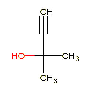 cas号: 115-19-5 中文名称: 3-甲基丁炔醇-3 英文名称
